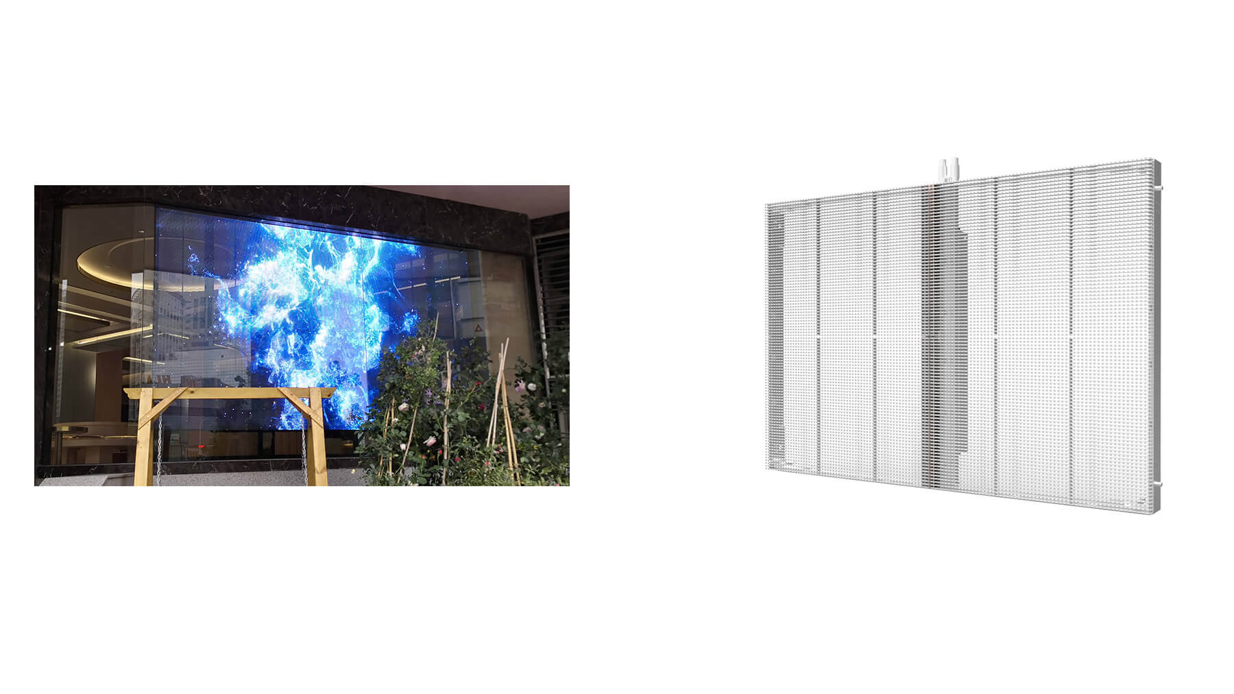 LED透明屏-LED格栅屏-LD显示屏-LED电子屏-LED全彩屏-普闪电子